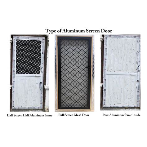 fabricated metal screen doors